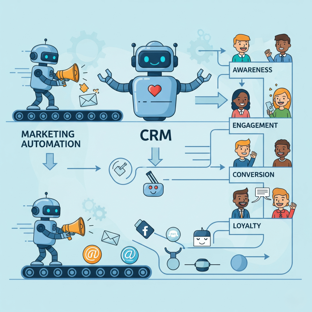 CRM vs Marketing Automation